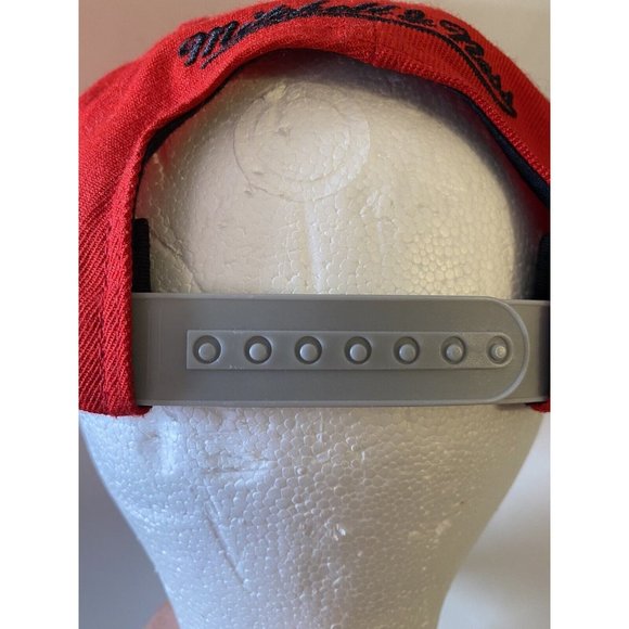 Chicago Bulls NBA Mitchell & Ness Snapback Cap 3D Logo Red Hat Pennsylvania PA - Picture 4 of 9